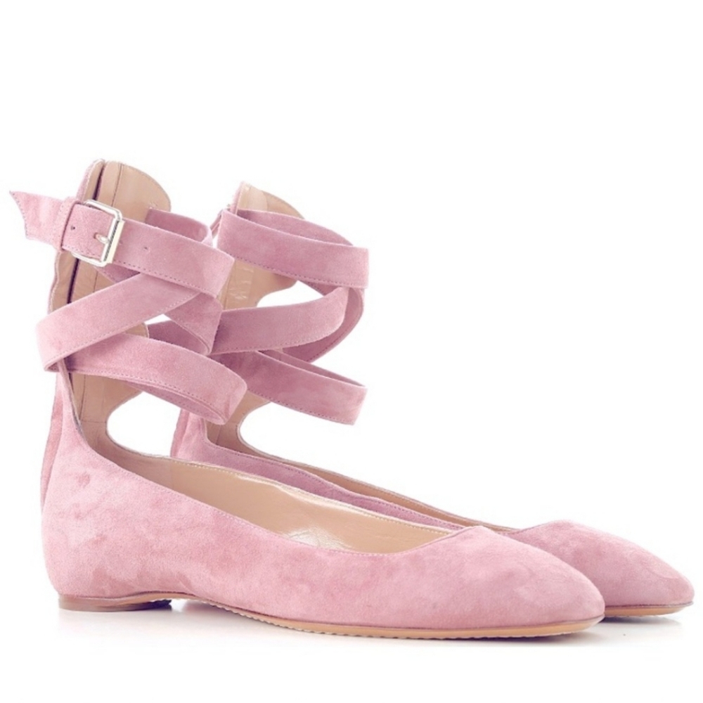Valentino Garavani Suede Ballet Flats